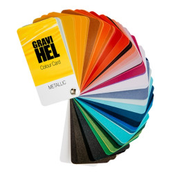 Віяло готових кольорів Metallic GRAVIHEL