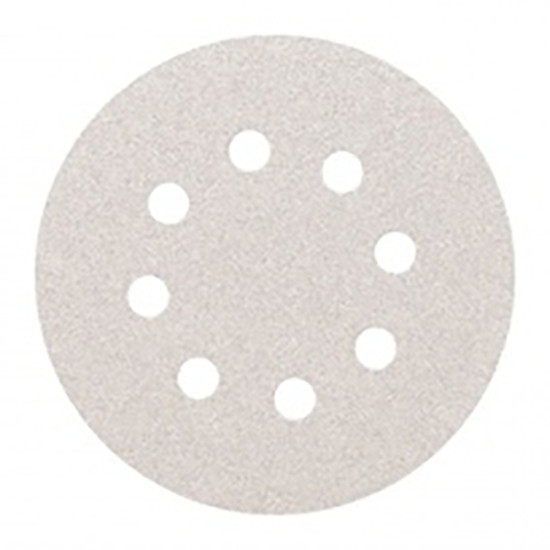 Коло шліфувальне Smirdex 510 White Line абразивне, для сухого шліфування, діаметр 125мм, 8 отворів, Р=400