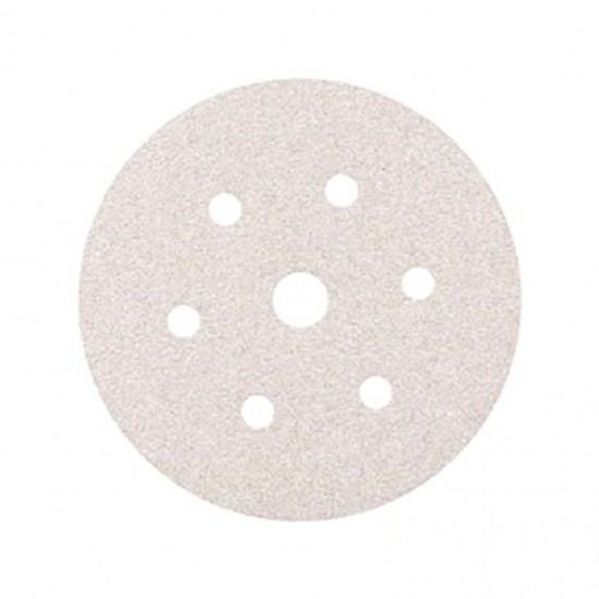 Коло шліфувальне Smirdex 510 White Line абразивне, для сухого шліфування, діаметр 150 мм, 7 отворів, Р=800