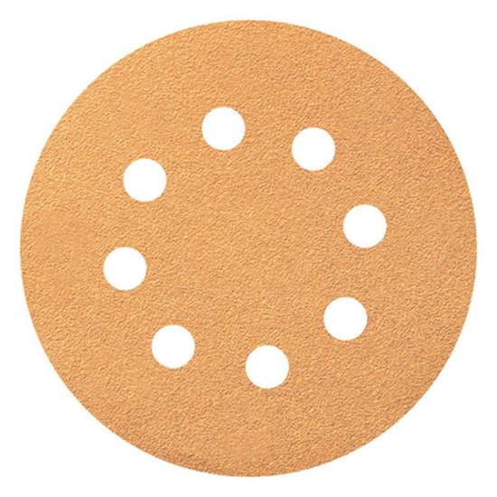 Коло шліфувальне Smirdex 820 Power Line абразивне, для сухого шліфування, діаметр 125 мм, 8 отворів, Р=40