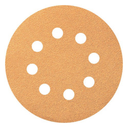 Коло шліфувальне Smirdex 820 Power Line абразивне, для сухого шліфування, діаметр 125 мм, 8 отворів, Р=500