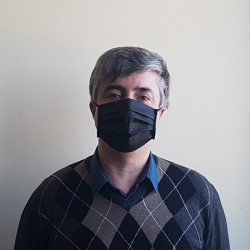 Захисна трьохшарова маска СР 001, чорна (упаковка - 10шт)