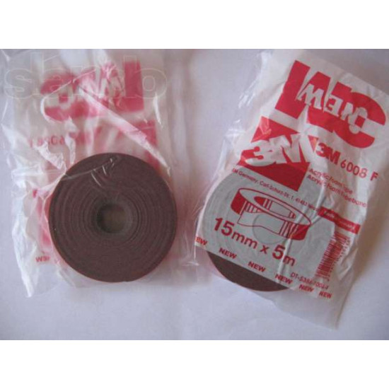 Лента двусторонняя 3М 5386F 9мм* 0,8м*5м