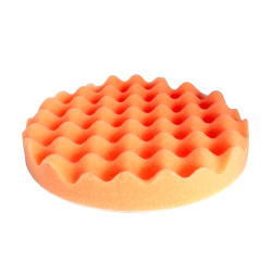 Круг полировальный 150x25мм волнистый оранжевый WaveCompaund полужесткий на липучке