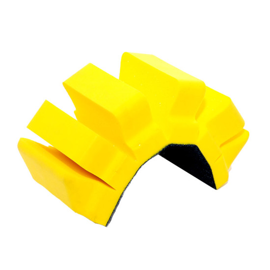 Платформа для ручной шлифовки с разрезами под полосу velcro 70x125мм