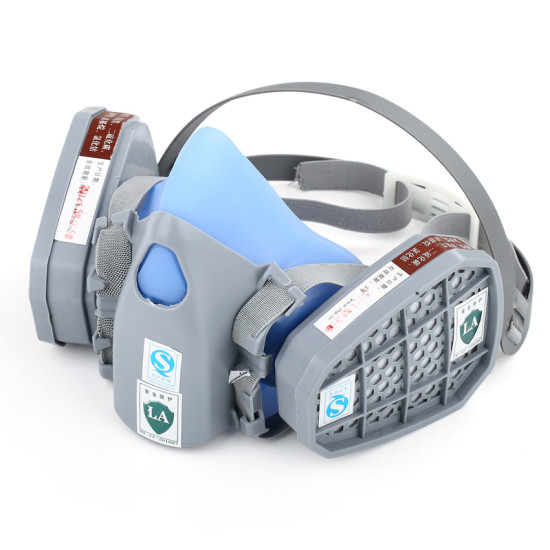 Полумаска с фильтрами от органических паров 9400А с креплением байонет