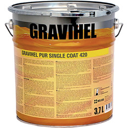 GRAVIHEL полиуретановая эмаль 420-013, полуглянцевая
