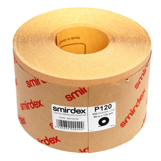 Наждачний папір Smirdex 820 Power Line у рулонах 116 мм х 25 м, Р=40